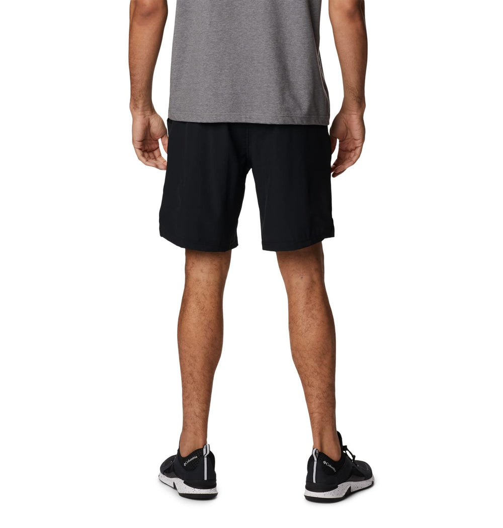 Columbia Hike Brief Short black XL pocket closeup highlighting convenient storage