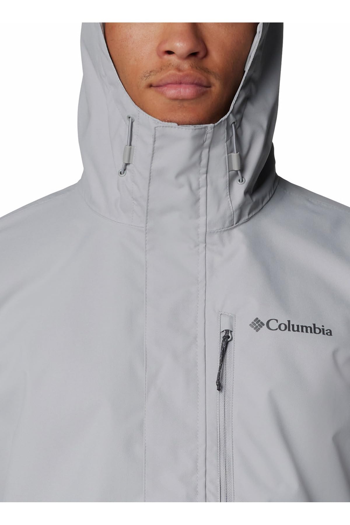 Columbia Hikebound II jacket chest pocket, secure storage during hikes