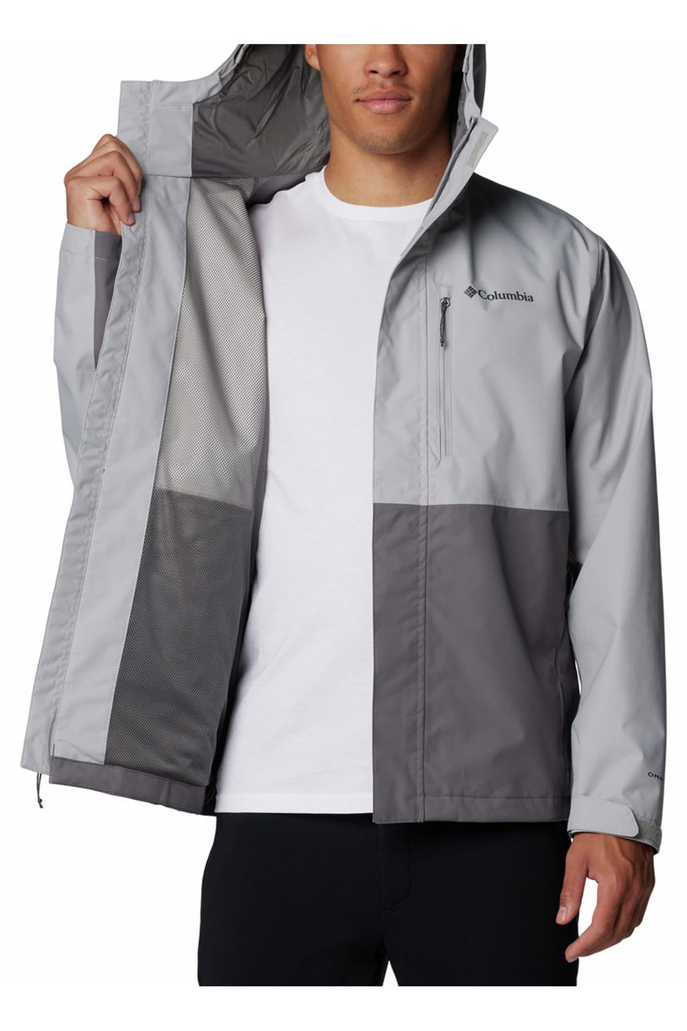 Columbia Hikebound II jacket hand pockets, convenient warmth on cool trails