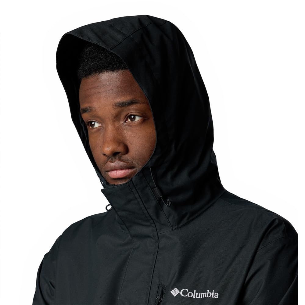 Columbia Hikebound II Jacket drawcord hem close-up with packable feature.