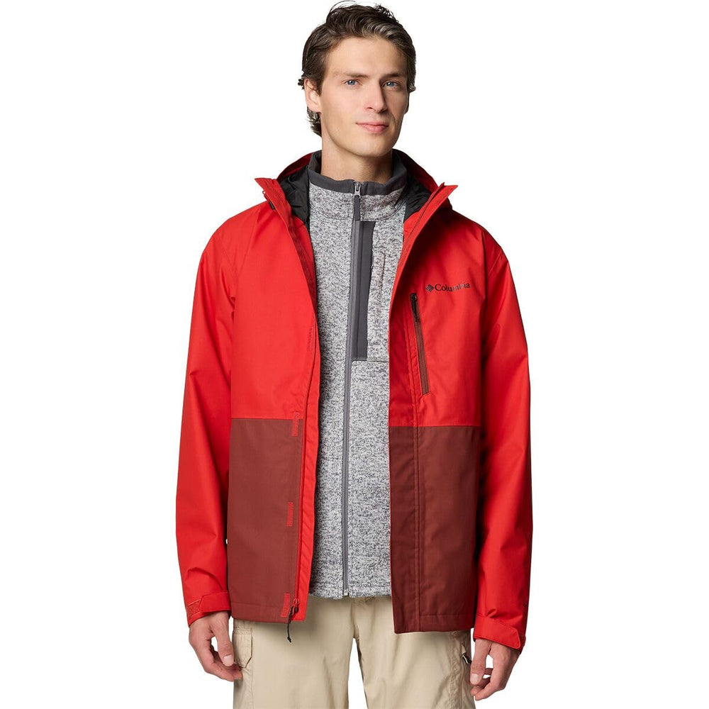 Columbia Hikebound II jacket drawcord hem for snug weather seal.
