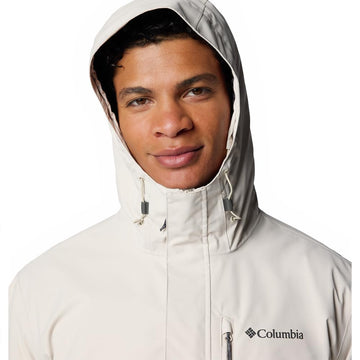 Columbia Hikebound II jacket hem drawcord adjusts fit in gusts.