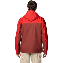 Columbia Hikebound II jacket hood drawcord lets you seal out wind.
