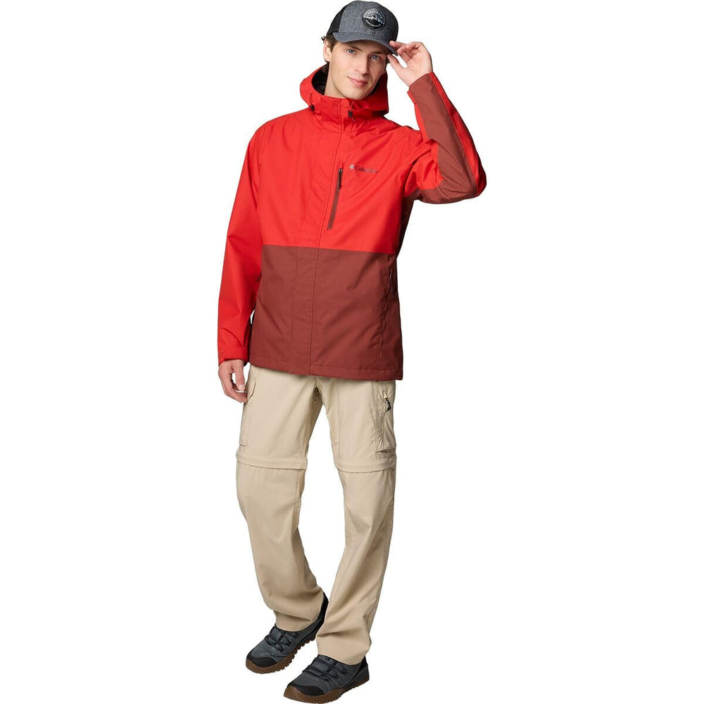 Columbia Hikebound II jacket packable into hand pocket for easy transport.
