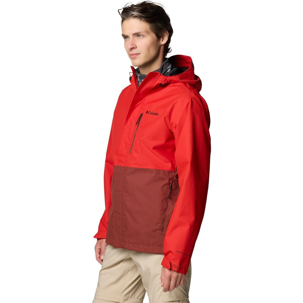 Columbia Hikebound II jacket zippered chest pocket for secure small-item storage.