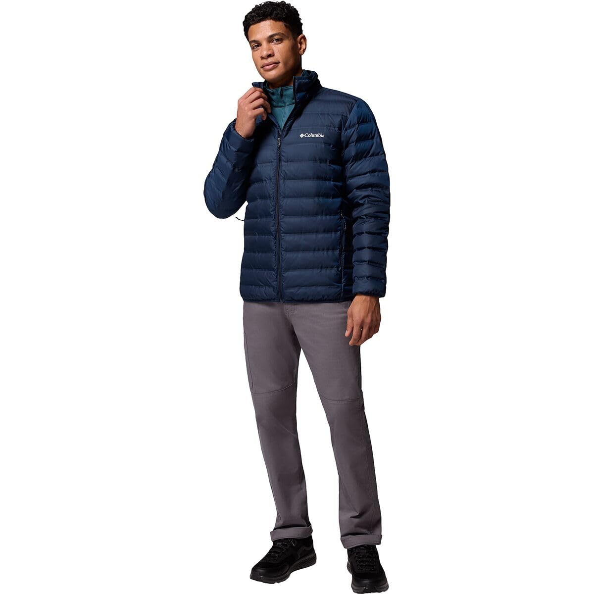 Columbia Lake 22 II Down Jacket collegiate navy color for versatile styling.