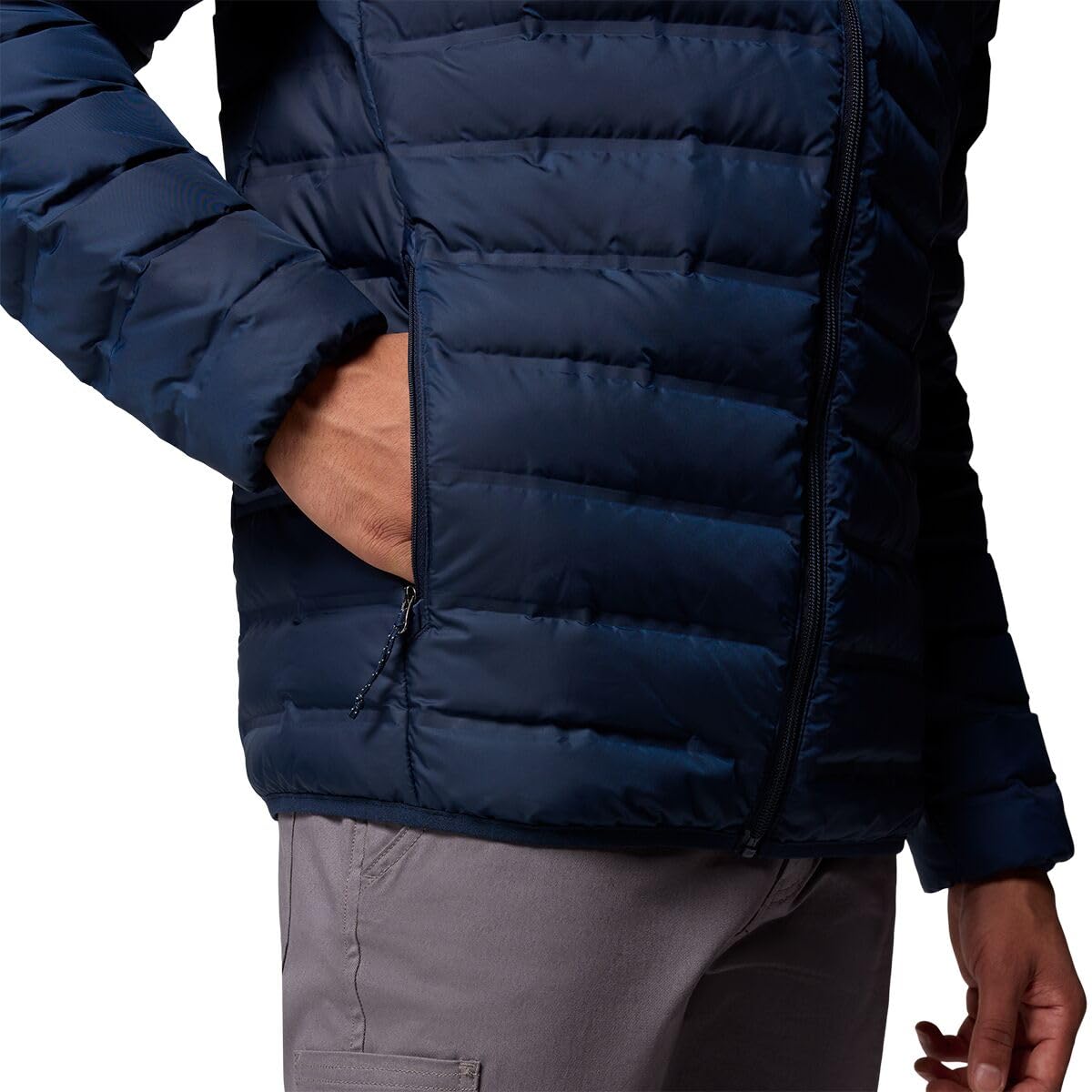 Columbia Lake 22 II Down Jacket travel-ready packing for trips.