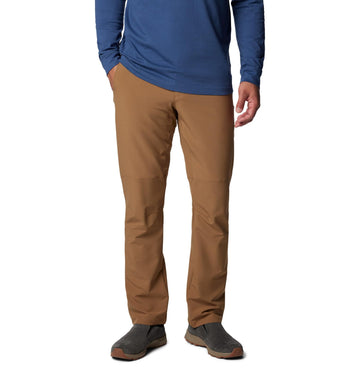 Columbia Landroamer Pant Delta 42 front view shows UPF 50 sun protection for sunny hikes.