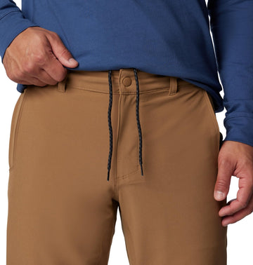 Columbia Landroamer Pant Delta 42 back view with zip-closed security pocket.