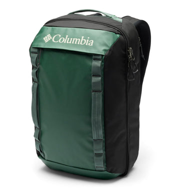 Columbia Landroamer backpack, rain forest black front view, ideal for daily outdoor commutes