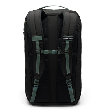 Columbia Landroamer backpack, rain forest black side view for easy access