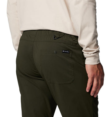 Columbia Landroamer Ripstop Pant II Greenscape inseam detail for varied lengths and quick dry