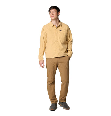 Columbia Landroamer Ripstop Pant II waistband detail showing stretch for all-day wear.