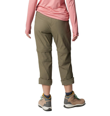 Columbia Leslie Falls Convertible pants side view highlighting movement-friendly fit