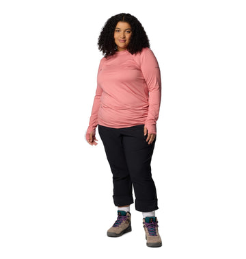 Columbia Leslie Falls II Stretch Pant black fabric texture for lightweight movement.