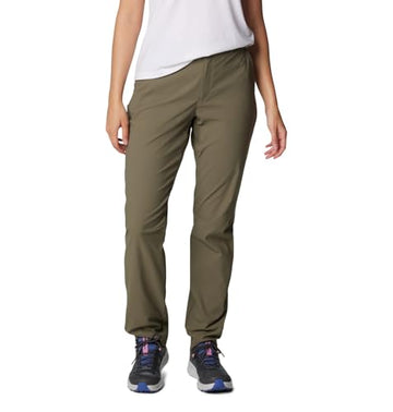Columbia Leslie Falls II Stretch Pant front view for all-day comfort from town to trail.