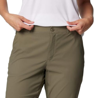 Columbia Leslie Falls II Stretch Pant hem-adjustment close-up for length control