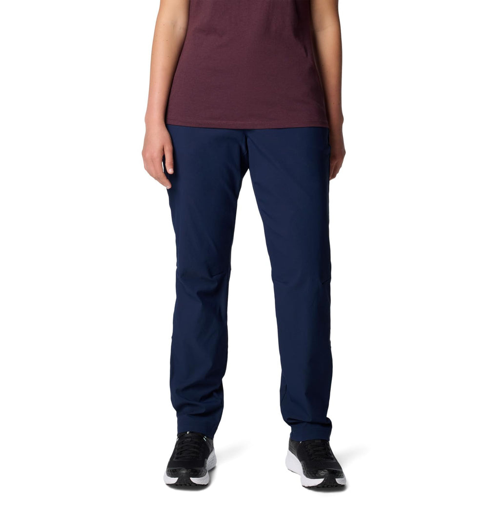 Columbia Leslie Falls II Stretch Pant navy front view showing versatile all-day comfort