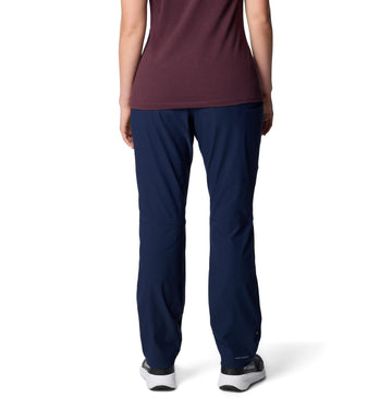 Columbia Leslie Falls II Stretch Pant navy side-pocket highlights secure storage during errands