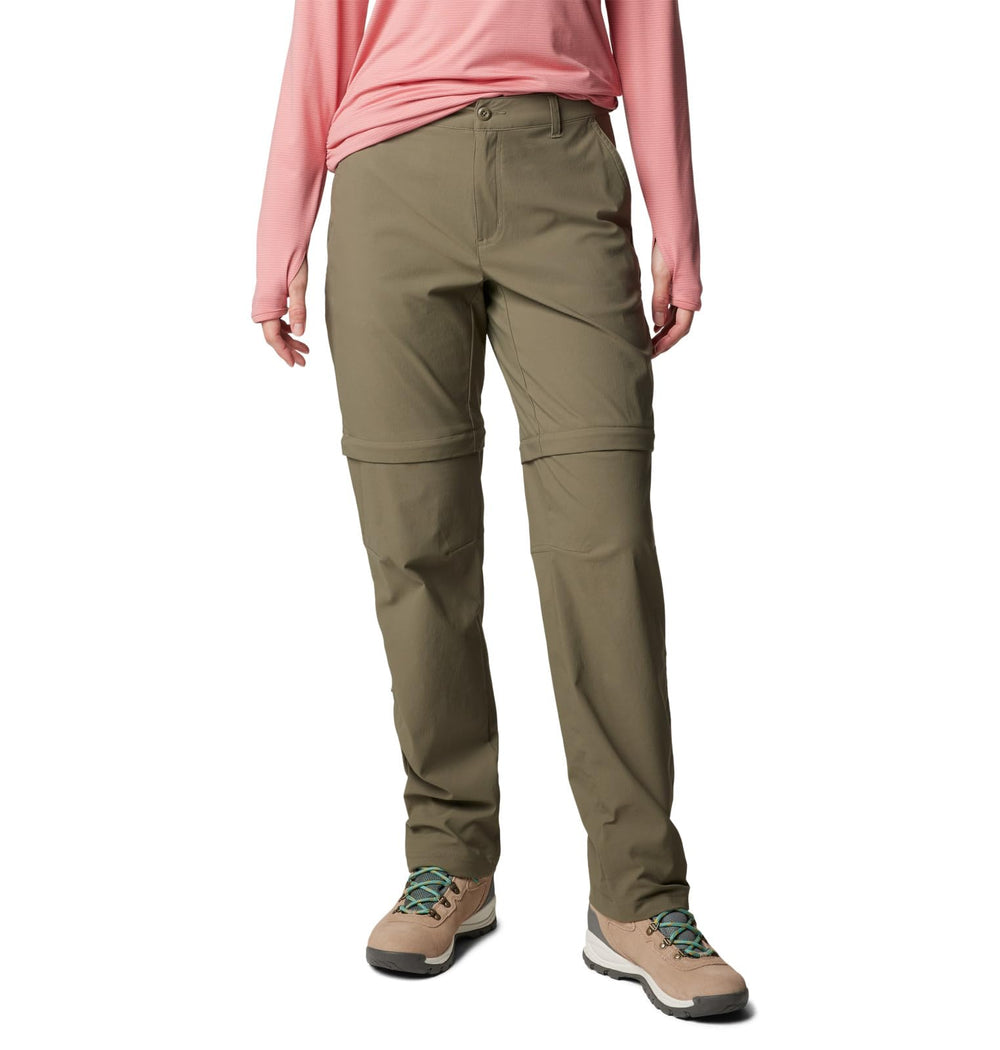 Columbia Leslie Falls pants snap adjustable hem offers customizable length