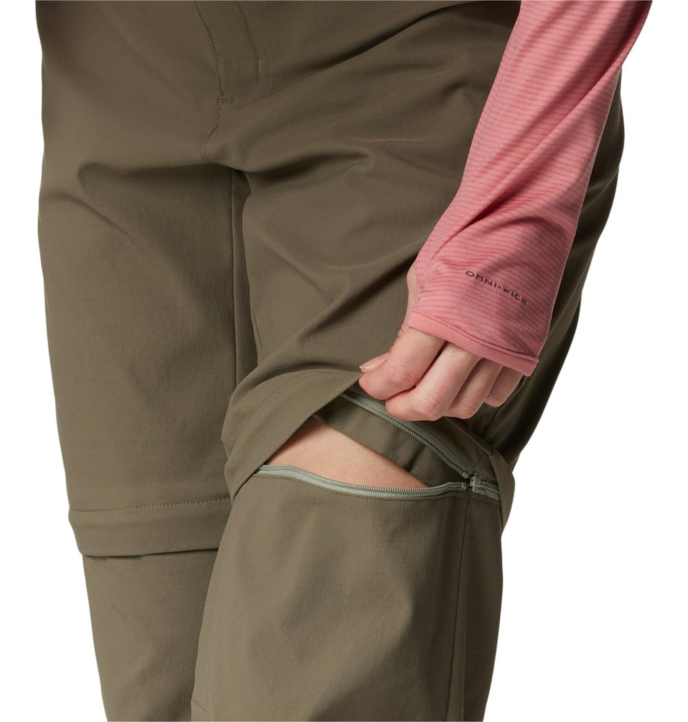 Columbia Leslie Falls pants utility loop for attaching gear on outdoor trips