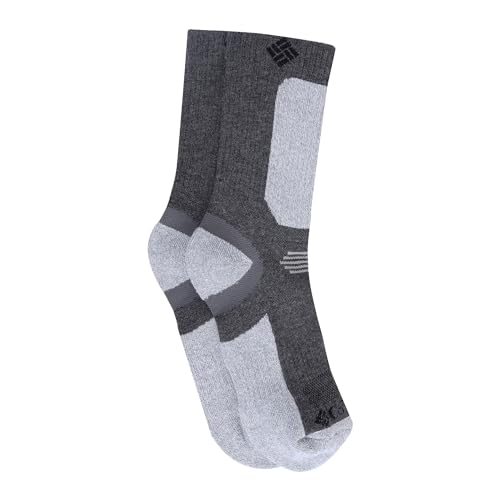 Columbia Lightweight Crop Hiker Socks moisture-wicking keeps feet dry.
