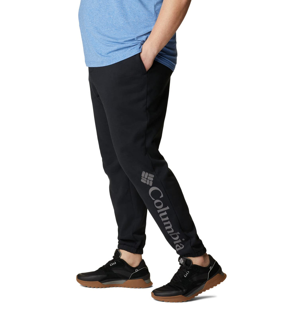 Stitching detail highlights durable construction on Columbia trek jogger
