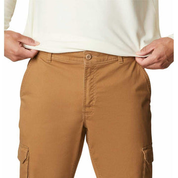 Columbia Pacific Ridge Cargo Pant Delta 30 Omni-Shield fabric closeup with water resistance