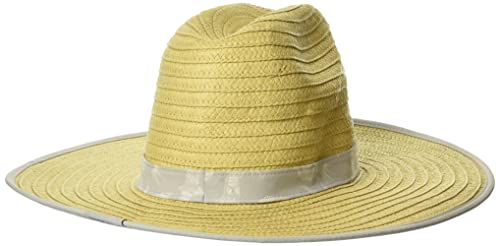 Columbia PFG Baha straw hat features an adjustable chin strap for windy conditions.