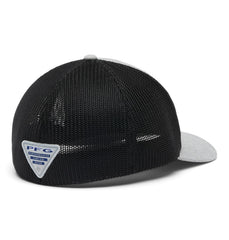 Columbia PFG Fish Flag Mesh Ball Cap flag patch highlights fish design and casual style.