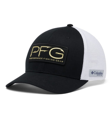 Columbia PFG Hooks mesh cap side profile highlights high crown design