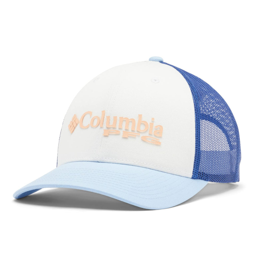 Columbia PFG Logo Cap front view with pre-formed bill for sun protection