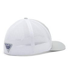 Columbia PFG Mesh Fish Flag Ball Cap side view demonstrates versatile outdoor style