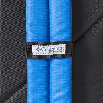 Columbia PFG Zigzag 22L backpack water-bottle-pocket view supports on-the-go hydration.