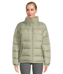 Columbia Pike Lake Jacket Safari front view offers lightweight warmth