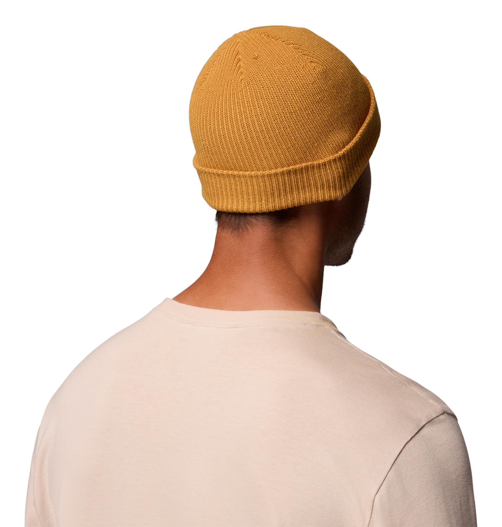 Columbia Portside Beanie Maple Sugar folded cuff, snug and timeless.
