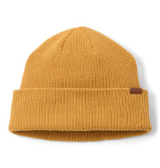 Columbia Portside Fisherman Beanie Maple Sugar, front view, warm for cool days.