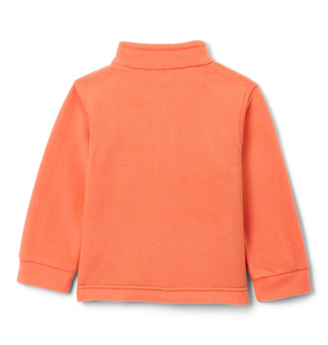 Columbia Youth Steens Mountain II fleece jacket texture closeup showing soft warmth and durability.