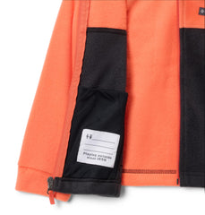 Columbia Youth Steens Mountain II fleece jacket zip pocket detail for secure small-item storage.
