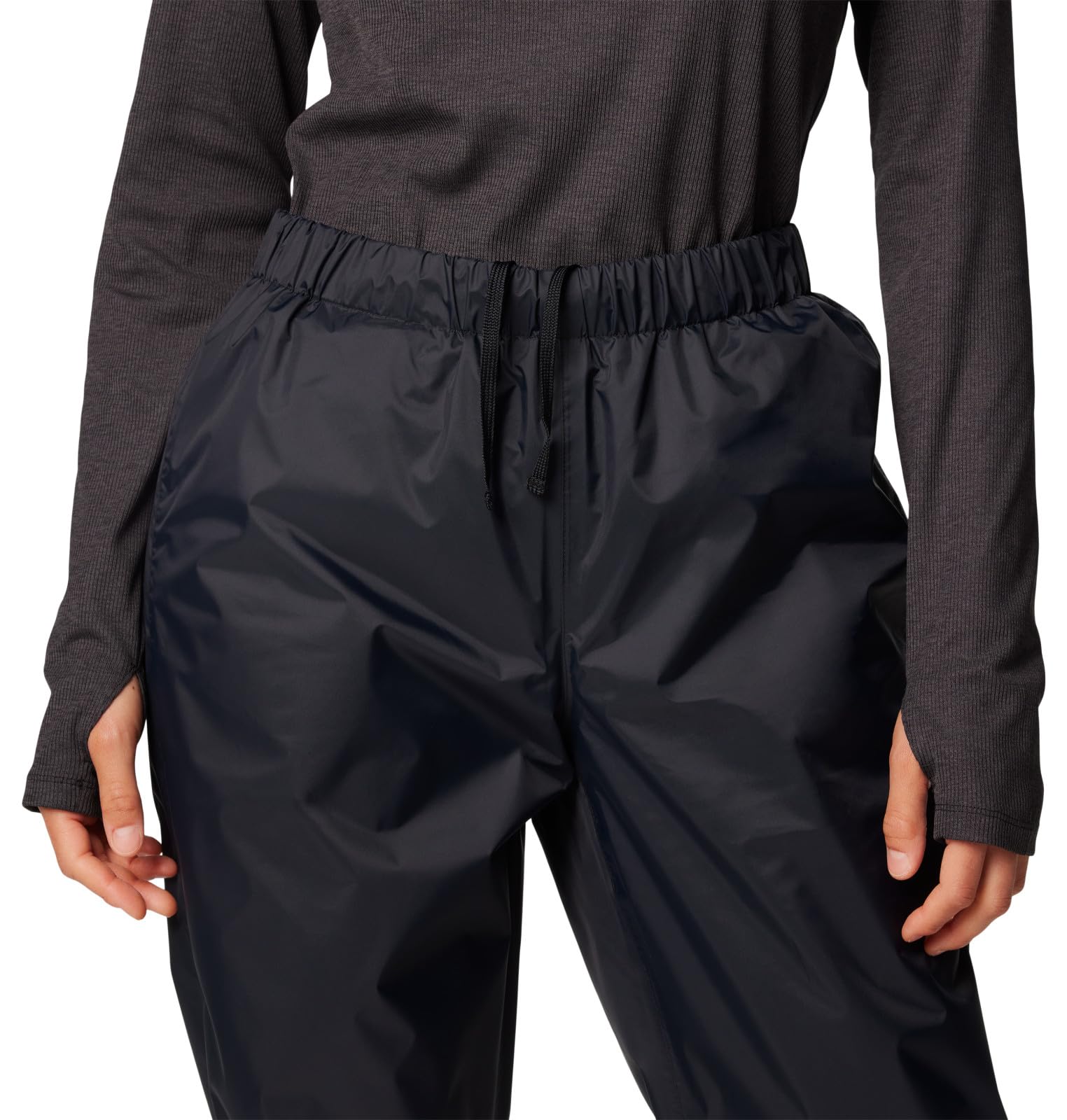 Columbia Storm Surge II rain pant black packable design for travel and day trips