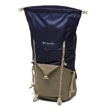 Columbia Tandem Trail 22L trekking pole attachments shown for ready hiking setup.