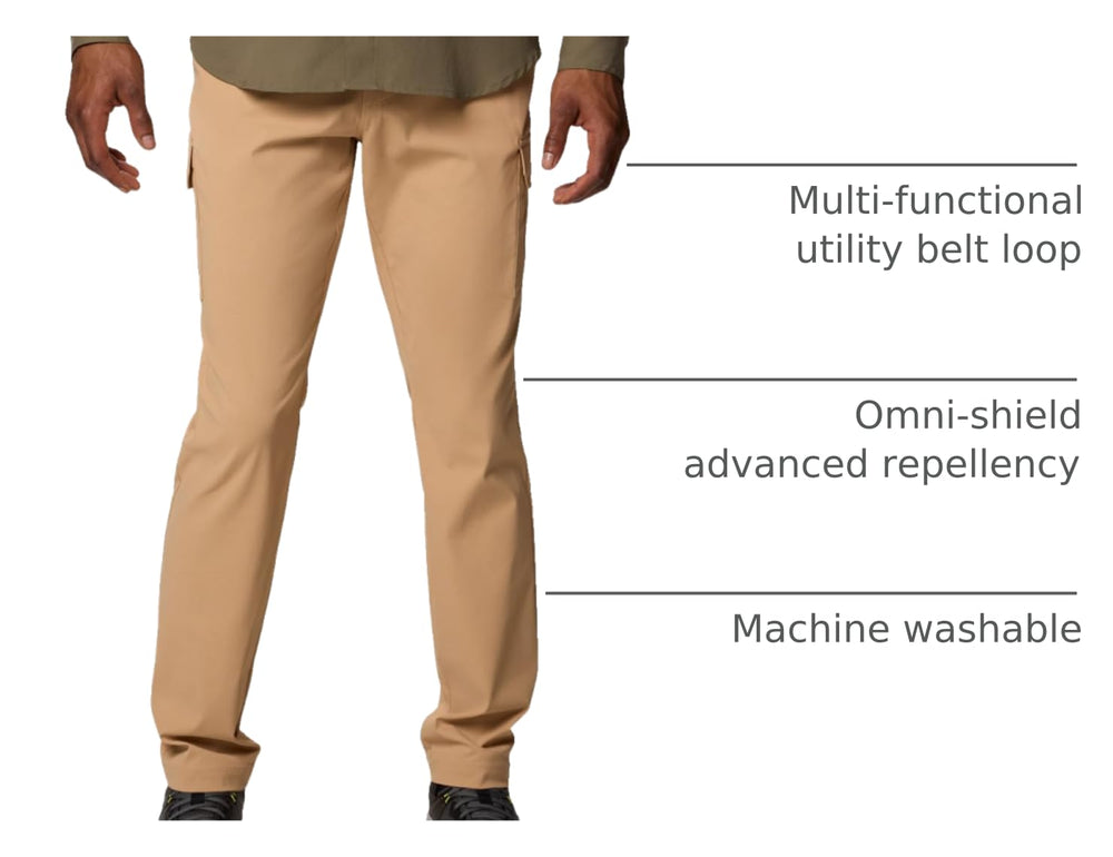 Columbia Tech Trail Utility Pant cargo pockets with hook-and-loop closure for gear.