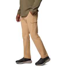 Columbia Tech Trail Utility Pant waist-drawcord closeup emphasizes adjustable fit and comfort