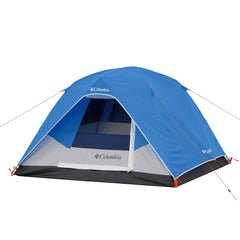 Columbia Tent dome-tent-setup demonstrates quick, tool-free pitching for camp.