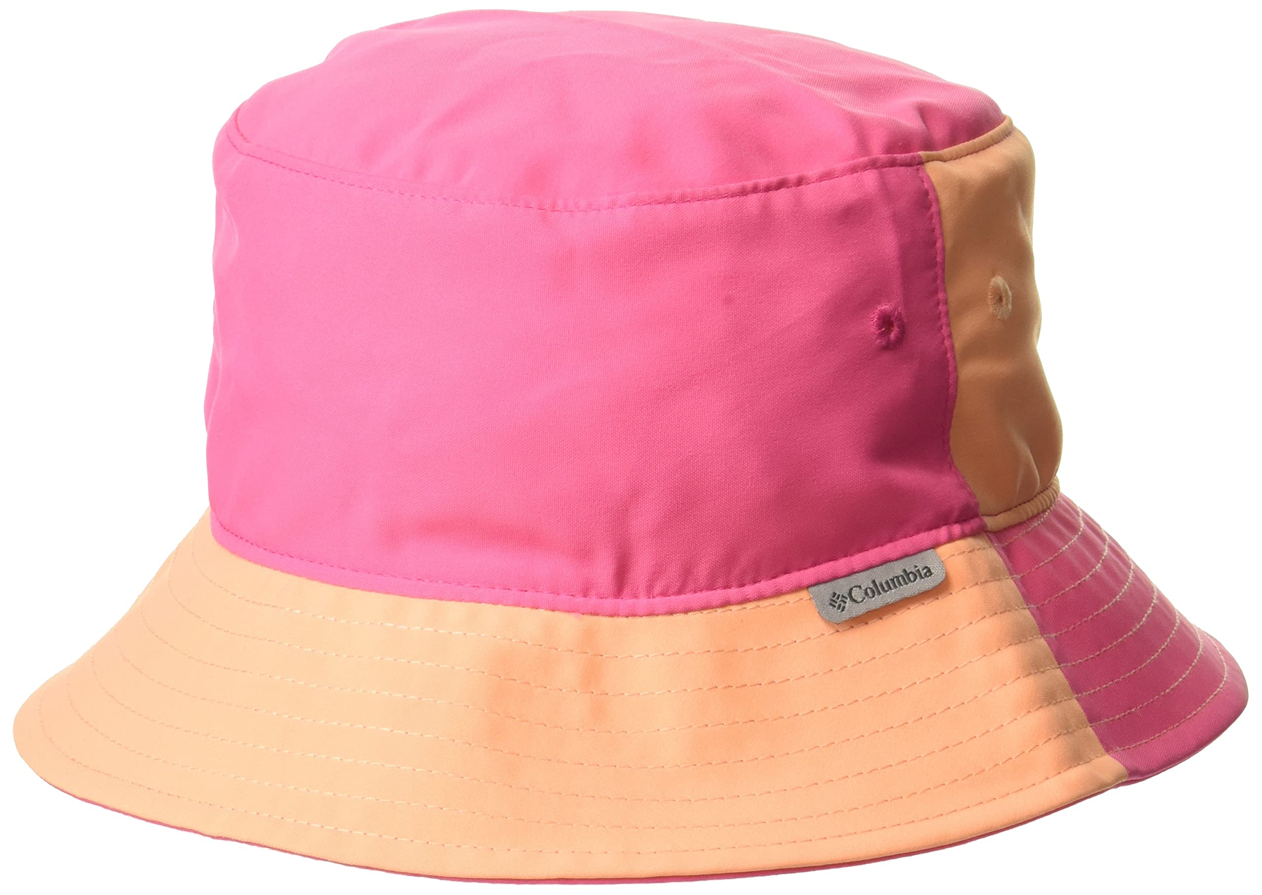 Columbia toddler bucket hat in wild geranium peach for lightweight sun protection