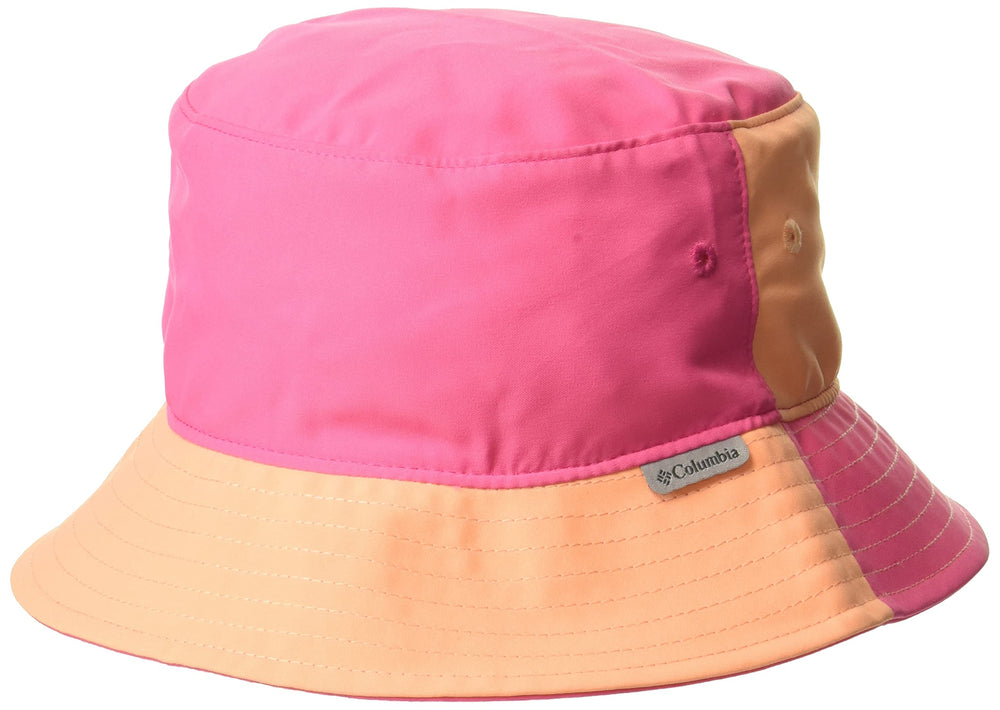 Columbia toddler bucket hat in wild geranium peach for lightweight sun protection
