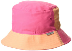 Columbia toddler bucket hat in wild geranium peach for lightweight sun protection