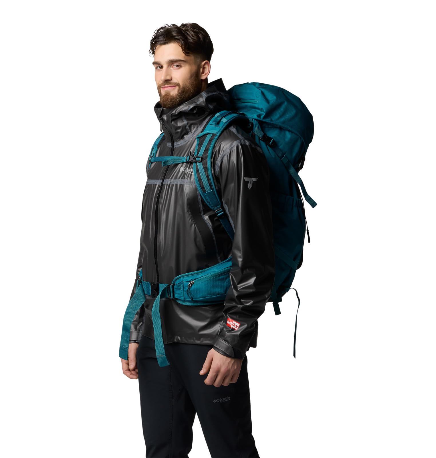 Columbia Triple Canyon 60L backpack showing load lifter straps for balance