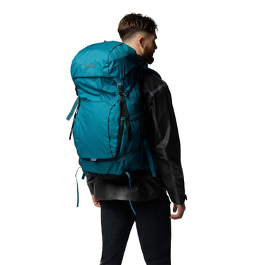 Columbia Triple Canyon 60L backpack rain cover stored for protection