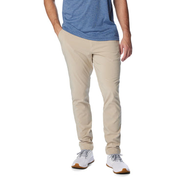 Columbia Uncharted Pant Ancient Fossil front view showing sun protection features